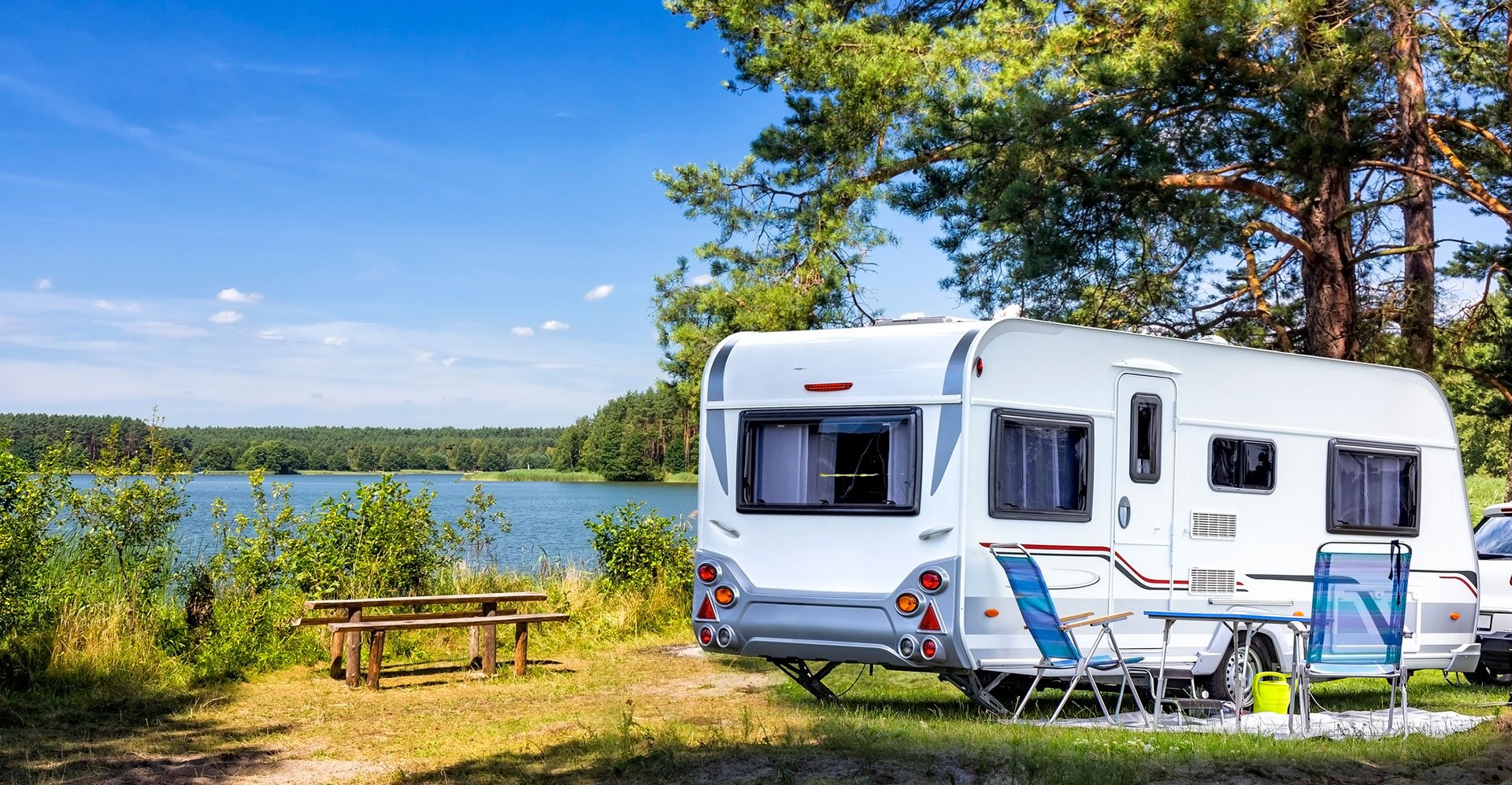 alberta campground rv park background